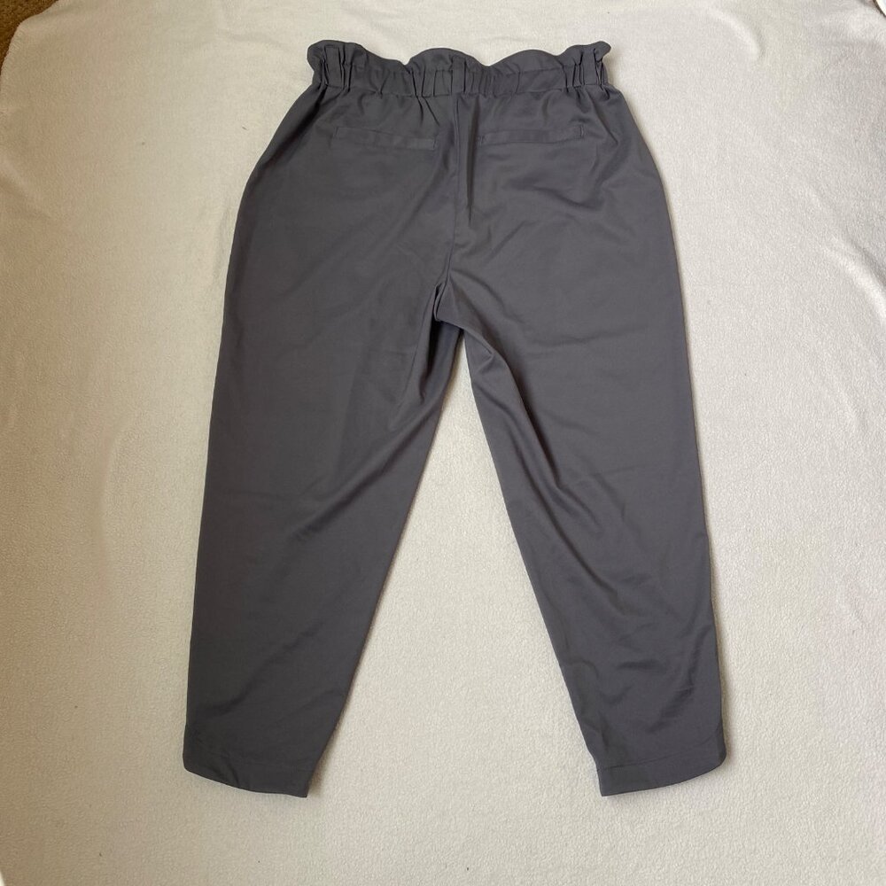 Zuda Z Eco Pant Womens Small Pull On Cityscape Gray Ankle‎ Length Techwear